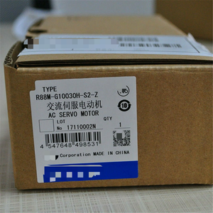 Новый и оригинальный R88M-G10030H-S-2-Z Серводвигатель 1 шт. R88MG10030HS2Z в наличии на складе PLC Контроллер программирования - Product Image 1