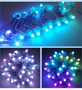 12mm quadratisches LED-Pixel licht Voll farbiges RGB-LED-Pixel modul licht mit IC WS2811 UCS1903 SM16703 DC5V DC12V Für Werbung - Product Image 6