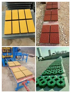 宏发迷你制砖机铺路砖机QT6-15 Qt4-15 QT3-20混凝土联锁空心砌块机 - Product Image 6