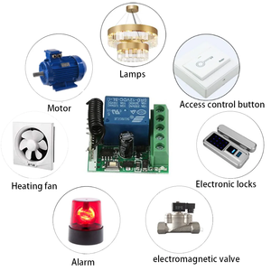 433Mhz Universal <strong>Wireless</strong> Remote <strong>Control</strong> Switch DC 12V 1CH <strong>Relay</strong> Receiver Module RF Transmitter Remote <strong>Control</strong> Garage Door - Product Image 5