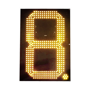 20&quot; Inch Single Number Red <strong>LED</strong> Digit Display Board with RF Remote Control 33 24 20 18 16 14 10 8 6 Inch - Product Image 4