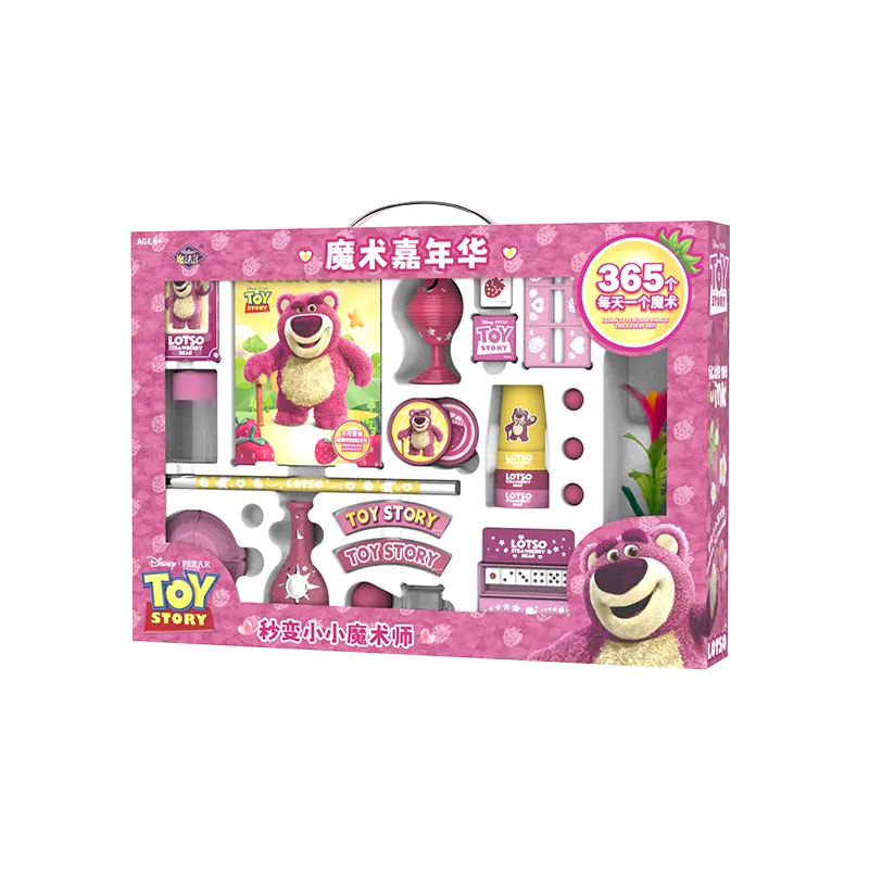 Unisex Magic Carnival Set Children's Educational Toy Gift ABS Plastic Thumb Close-Up Magic Tricks Kit