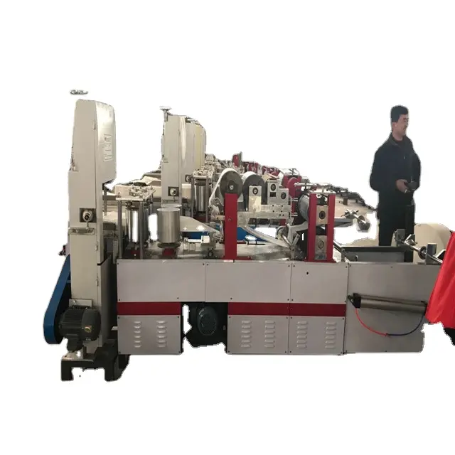 Equipment for the manufacture of napkins/paper napkin making machine