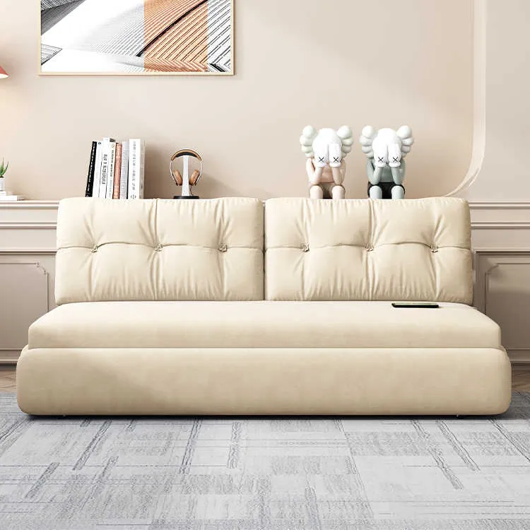 New small family folding sofa living room dual-purpose multifunctional drawable sofa bed