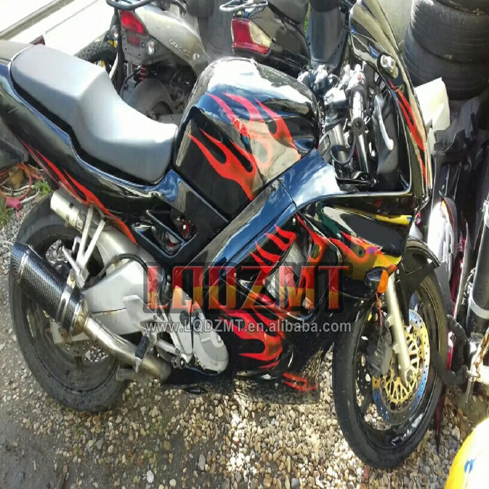 OEM cơ thể + xe tăng cho Honda CBR600 CBR 600f3 600 F3 CC FS cbr600fs 97 98 Đỏ ngọn lửa 92no. 317 cbr600f3 1997 1998 phun fairing