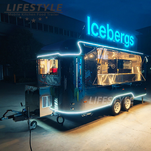 Ngoài trời di động thực phẩm Trailer di động nước trái cây thanh foodtruck bán hàng tự động BBQ Burger Pizza remorque thực phẩm xe tải trang bị đầy đủ - Product Image 2