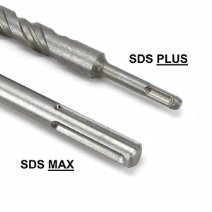 Broca de martillo de vástago SDS Max, de tipo cruzado, de fábrica, para perforación de hormigón y piedra, cincel de ranura de vástago sds max