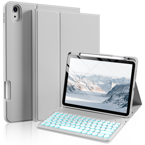 肯克最畅销的<span class=keywords><strong>iPad</strong></span>键盘盒智能磁性外壳，带背光键盘，适用于带铅笔架的iPad10 10.9英寸