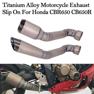 รองเท้าแบบสวมสำหรับ Honda CBR 650 CB650R CB650F,ท่อกลางเชื่อมต่อท่อไอเสียโลหะผสมไททาเนียม CBR650 GP - Product Image 5