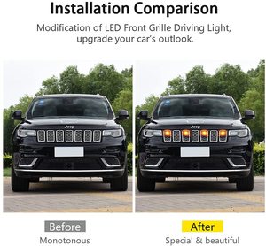 <strong>General</strong> Motors Grid Warning Signal Small Yellow Light Car <strong>LED</strong> Grid Driving Light Auto Refitted 12V Mid-Grid Daytime Running Lamp - Product Image 5