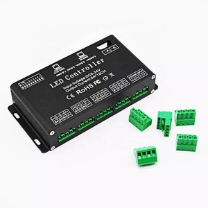 Controlador DMX512 de 12 canales, decodificador DMX 60A para Led RGB