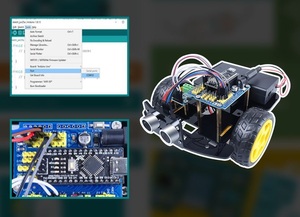 MINI Ultraschall Hindernis vermeidung Roboter Auto DIY Programmier bares Smart Car Robot Kit Bildung Starter Kit
