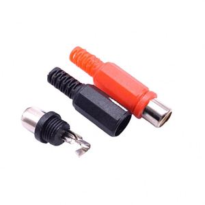 Enchufe de altavoz Entrada de salida de señal AV PIN macho Enchufe RCA Plástico Rojo VCD Reproductor de DVD Conector de video Cable de audio Conector RCA Jack - Product Image 6
