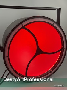 Baraa aa LED500W WW + RGB Aura in ve out büyük daire sahne retro ışık - Product Image 6