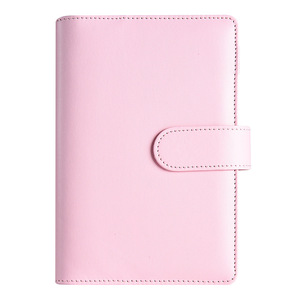 Cross Border Exclusive A5 Spiral Notebook Macaron PU Leather Cover with Zipper Bag <strong>Live</strong> Page <strong>Book</strong> Ledger PVC Paper Size A5 Gift - Product Image 5