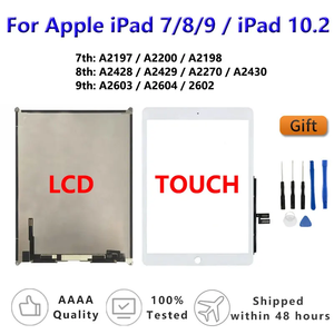 หน้าจอสัมผัส LCD สำหรับ Apple iPad 7 8 9 iPad 10.2 2019 2020 2021 A2197ชุดประกอบ A2270ดิจิไทเซอร์แผงหน้าปัดกระจกด้านหน้า - Product Image 2