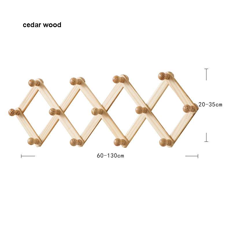 cedar wood 13 hooks