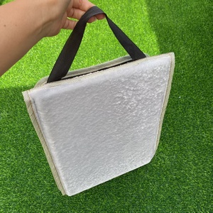 Islamitische Moslim Bidden Kleed Sajadah Reizen Opvouwbare Meditatiemat Met Rugleuning En Zak - Product Image 4