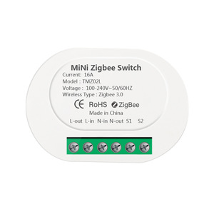スマートライフZigBeeオンオフモジュールシングルゼロ火災リモートコントロールAPPタイミング音声スイッチホームホテル用OLEDディスプレイ - Product Image 1