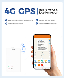 4G IDカードGPSトラッカー4G追跡装置SOSアラーム学生および労働者追跡目的