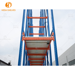 Palet akış rafı kargo depolama donanımları ulaşım palet yerçekimi depolama rafları akış rafı ing depo Industri raf - Product Image 2