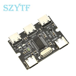 Raspberry Pi 4/5 TYPE-C USBハブUSB2.0 USB拡張モジュール電源ポート付き