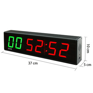 CHEETIE CP50B, профессиональные портативные светодиодные 2,3 дюймов, цифровые часы для отслеживания цикла в тренажерном зале, программируемый таймер с интервалом тренировки
