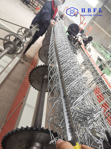 HBFL二手钻石草手动操作链节围栏制造机价格/丝网制造机 - Product Image 5