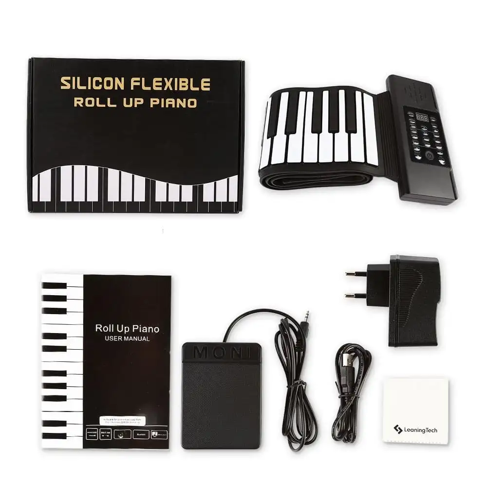 Силиконовая Гибкая клавиатура для пианино, 88 клавиш, цифровое миди-ролл для пианино, музыкальные инструменты