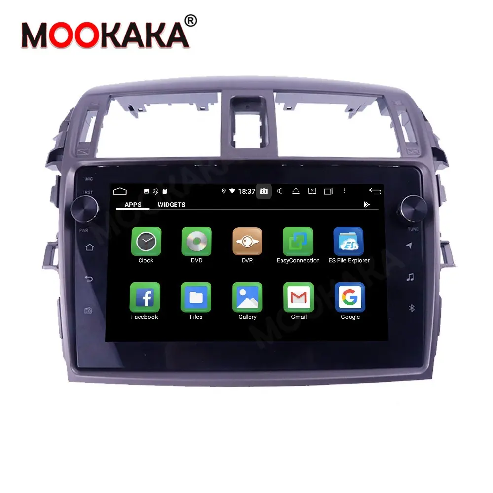 MOOKAKA Für Toyota Corolla 2006-2013 Android10 Radio band recorder Auto Multimedia-Player Stereo PX6 kopf einheit GPS Navigation