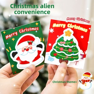 30 Sheets/Gói Giáng Sinh Theo Chủ Đề Hình Chú Ý Giáng Sinh Trang Trí Dính Memo Pads Dễ Thương Giáng Sinh Tin Nhắn Memo Pads - Product Image 2