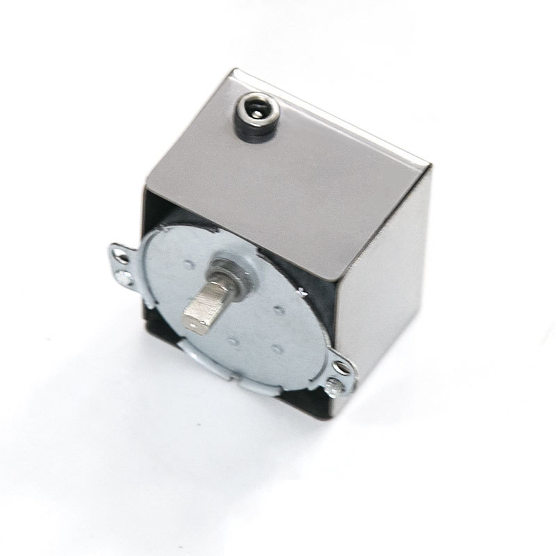 Moteur à couvercle en acier inoxydable argenté