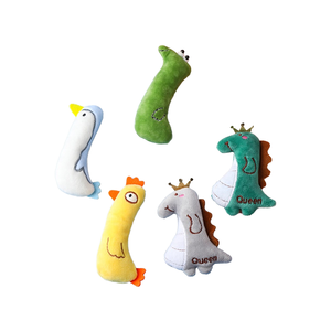 Juguetes de hierba gatera con diseño de animales de dibujos animados para gatitos Kicker de papel interactivo divertido y masticación de dentición para jugar - Product Image 3