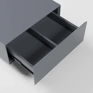 汎用性スタイリッシュなデザインセンターテーブルスクエアネストモジュラーリンクコーヒーテーブル引き出し付き - Product Image 4
