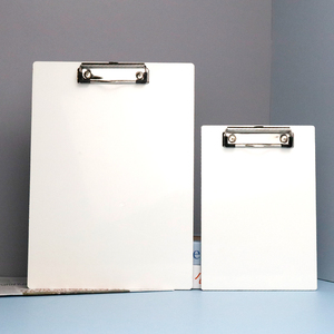 Özel baskılı MDF dosya klasörü çift taraflı baskı süblimasyon MDF boş dosya belge pano klasörü ile Metal klip - Product Image 4