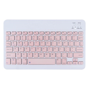 Mini Wireless <strong>Keyboard</strong> for iPad 6 7 8 General Colorful <strong>Keyboards</strong> Support Android <strong>IOS</strong> and Windows System 10.1 10.2 10.5 Inch - Product Image 1