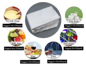 고정밀 5 10 15 25 30 40 50 70 80 90 100 120 130 150 160 500 마이크론 스크린 체 패브릭 나일론/폴리에스터 필터 메쉬 - Product Image 6