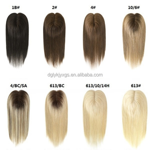 12インチ高品質レミーヘアシルクトッパー白げ女性用プレミアムヒューマンヘアモノレース付き高品質ヘア製品