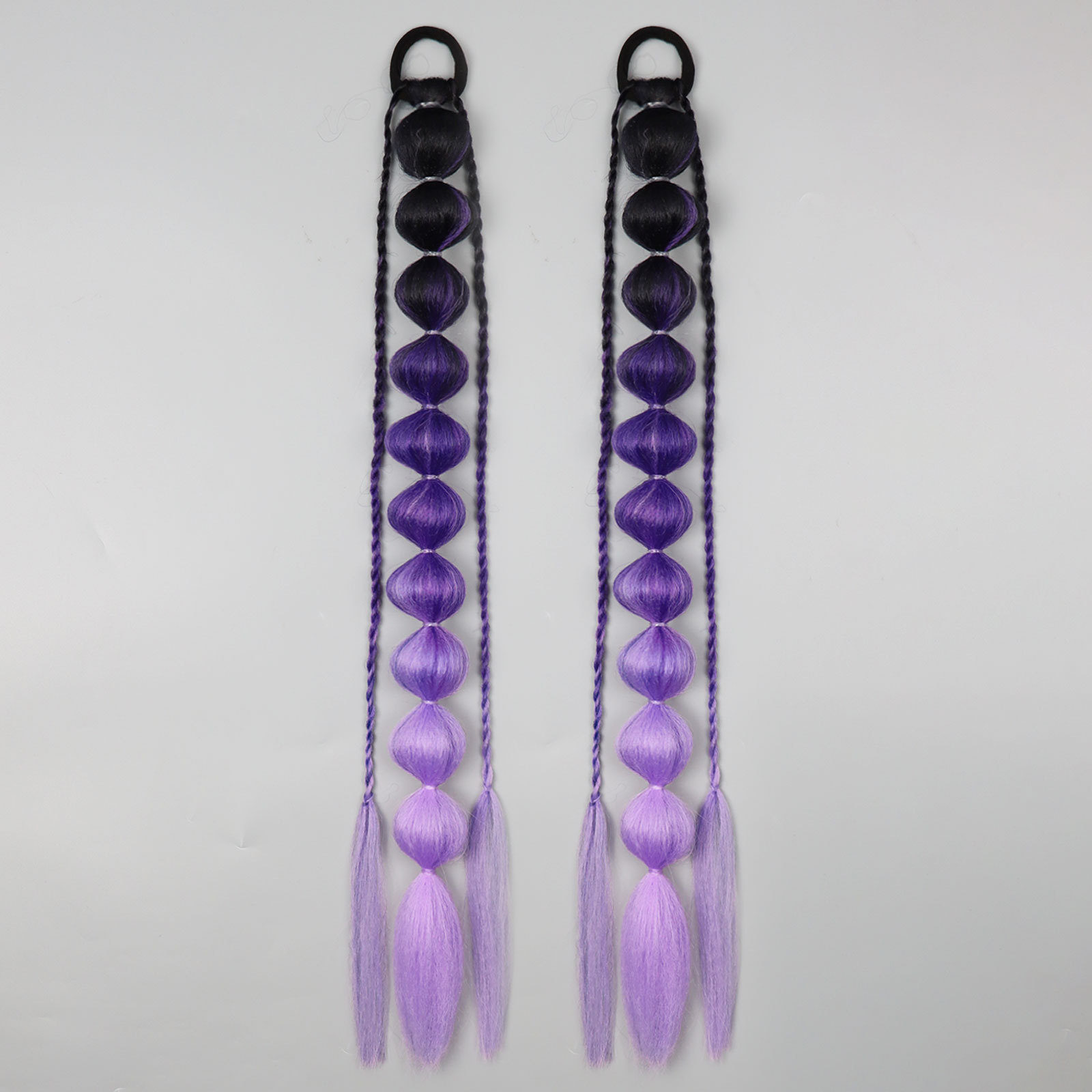 Negro + morado oscuro + morado claro