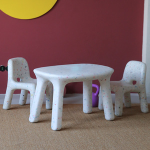 Trẻ Em Của Chơi Bảng Trẻ Em Hoạt Động Ghế Bảng Thiết Lập Bền Ngoài Trời Trẻ Em Trẻ Em Của Đồ Nội Thất Mẫu Giáo Nhựa Bé Bàn - Product Image 2