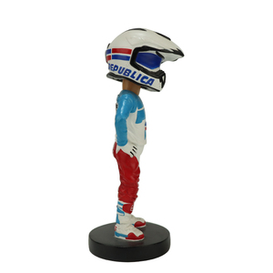 Bán Buôn Khuyến Mãi Xe Máy Racer Bobblehead Tùy Chỉnh Nhựa Thủ Công Mỹ Nghệ Tượng Tổ Chức Sự Kiện Lưu Niệm Bức Tượng Nhỏ Nhà Văn Phòng Máy Tính Để Bàn Trang Trí Nội Thất - Product Image 4