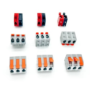 Custom Colorful 2604 5.0mm Pitch <strong>Spring</strong> <strong>Terminal</strong> <strong>Blocks</strong> DG2204R-5.0 <strong>Push</strong> in Wire Cage PCB Connector <strong>Terminal</strong> for PCL Power - Product Image 3