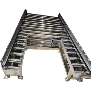 Carretilla elevadora superior e inferior Equipo de manipulación de materiales Línea transportadora de rodillos para carga y descarga Rodillo de tierra de carga - Product Image 3