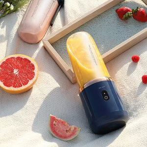 Taşınabilir Mini elektrikli sıkacağı Blender için USB kablosuz şarj ev fincan manuel güç kaynağı Cars taze suyu arabalar için - Product Image 3