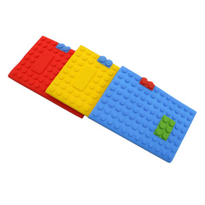 A la venta, cuaderno de bloques de construcción creativo para estudiantes, cuaderno de rompecabezas de silicona DIY, Bloc de notas para estudiantes A6 - Product Image 1