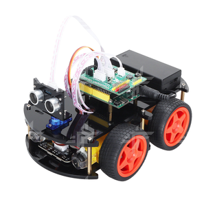 Eparthub Smart Car Robot Kits with <strong>Ultrasonic</strong> <strong>Sensor</strong> for Obstacle Avoidance and Infrared Remote Control Suitable for Beginners