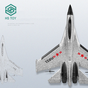 HS oyuncak 2.4G 3 kanal Avion RC Jet motoru EPP uçan Model köpük planör büyük RC uçaklar elektrikli uçak ile LED ışık - Product Image 5