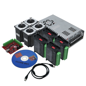 57hs76 3004 NEMA 23 Stepper Motor Set 2nm 2-giai đoạn NEMA 23 Stepper Motor và trình điều khiển TB6600 Kit - Product Image 1