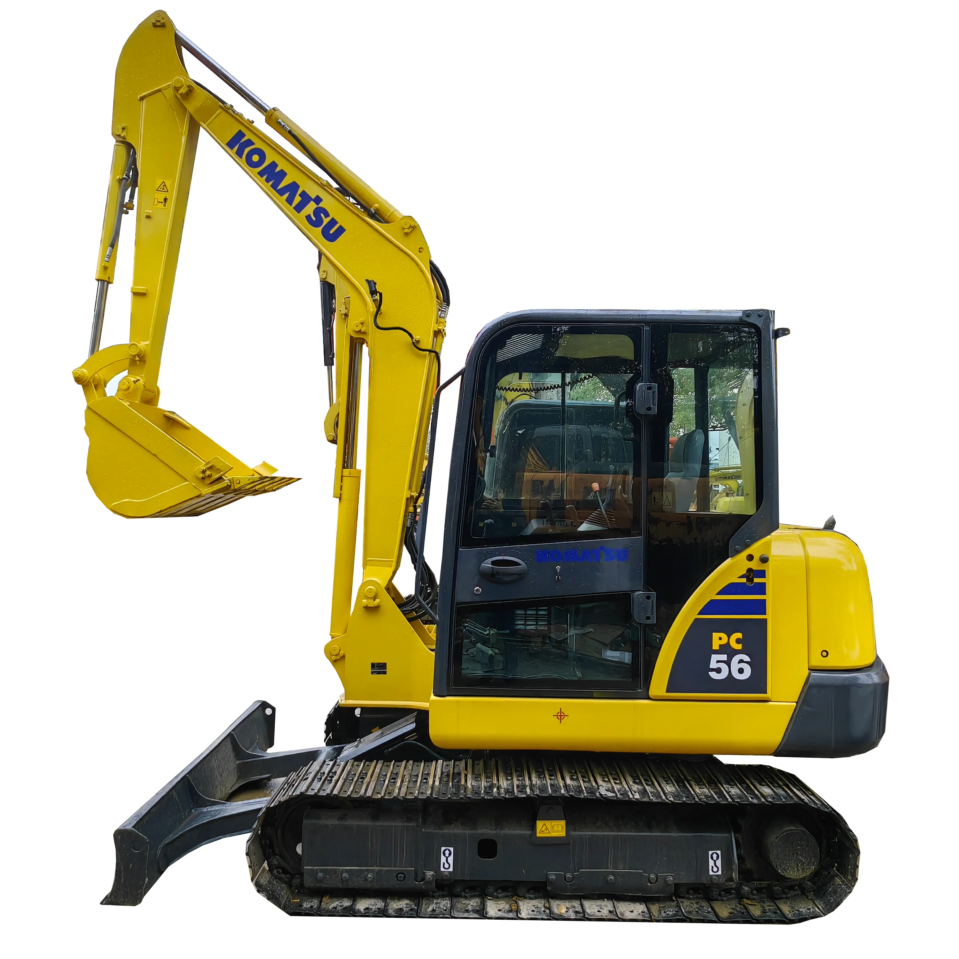 Kullanılan 5 ton minikomatsu greyder çok fonksiyonlu makine pc56 satılık komatsu ekskavatör