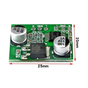 บอร์ดเครื่องขยายเสียงหูฟัง MAX4410โมดูลเครื่องขยายสัญญาณด้านหน้า DC3V-12V 2*80mW กำลังไฟต่ำ - Product Image 3